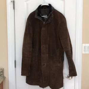 Men’s suede and leather jacket